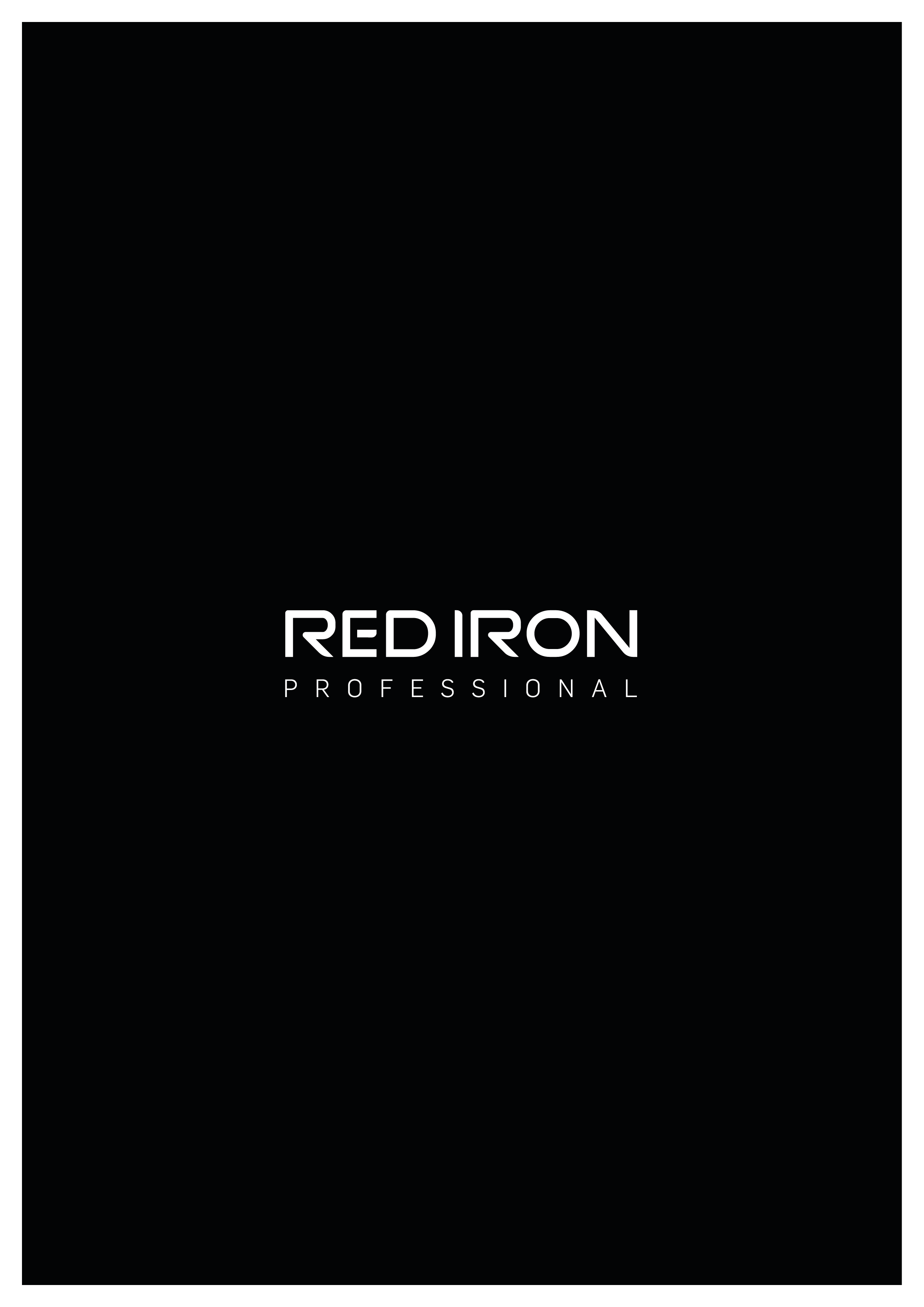 Capa Catálogo Red Iron